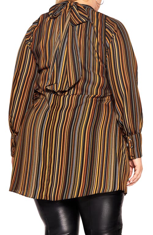 CITY CHIC CITY CHIC INTRIGUE LONG SLEEVE TUNIC