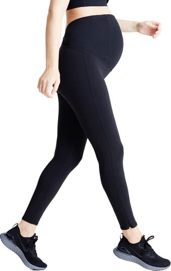 Ingrid & Isabel Maternity Ankle Zip Legging with Crossover Panel for  Support and Comfort, Black, XS : Clothing, Shoes & Jewelry 