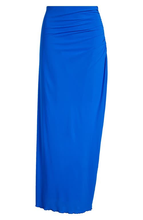 Shop Sweaty Betty Shayla Sculpt Cover-up Skirt In Electric Blue