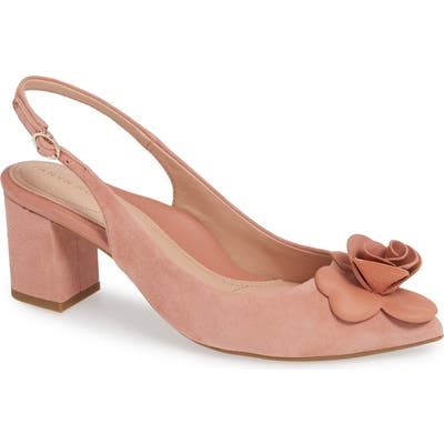 Taryn Rose Michelle Rose Detail Slingback Pump- Pink