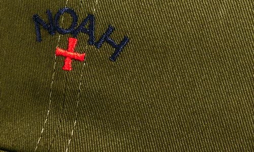 Noah Khaki Classic Core Logo 6-panel Cap In Olive