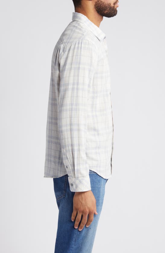 Shop Rails Wyatt Plaid Cotton Button-up Shirt In Slate Petal