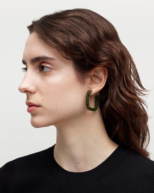 Machete Midi Square Hoops In Meadow