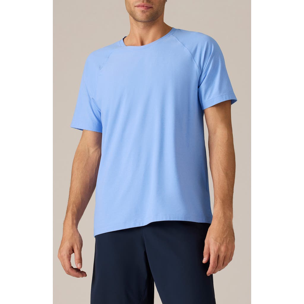 Rhone Reign Athletic Short Sleeve T-shirt In Blue