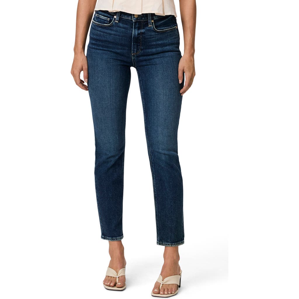 PAIGE PAIGE CINDY HIGH WAIST ANKLE STRAIGHT LEG JEANS