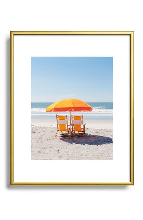 Folly Beach II Framed Art Print