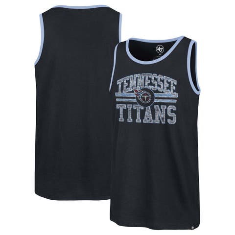 Men's '47 Black Atlanta Falcons Winger Franklin Tank Top