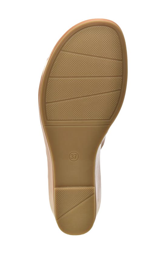 Shop Taryn Rose Skoal Platform Wedge Sandal In Light Tan