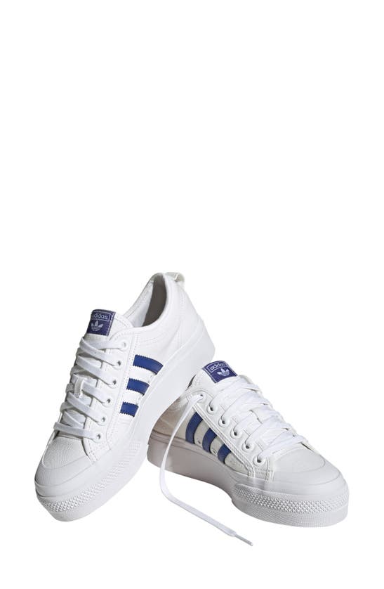 Adidas Originals Nizza Platform Sneaker In White | ModeSens