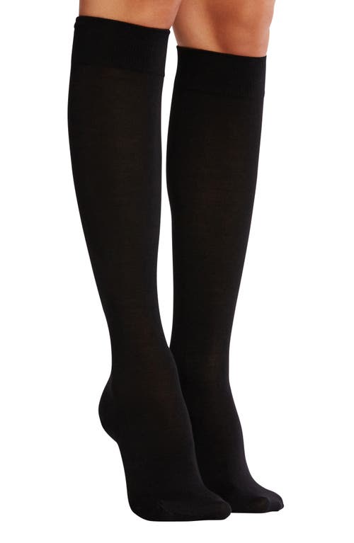 Wolford Knee High Socks in Black at Nordstrom, Size Small