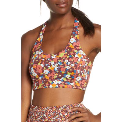 Outdoor Voices Doing Things Sports Bra, Red