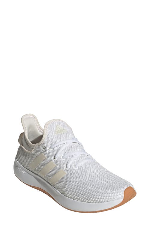 Adidas Originals Adidas Cloadfoam Pure Running Shoe In White/white/zero Metallic