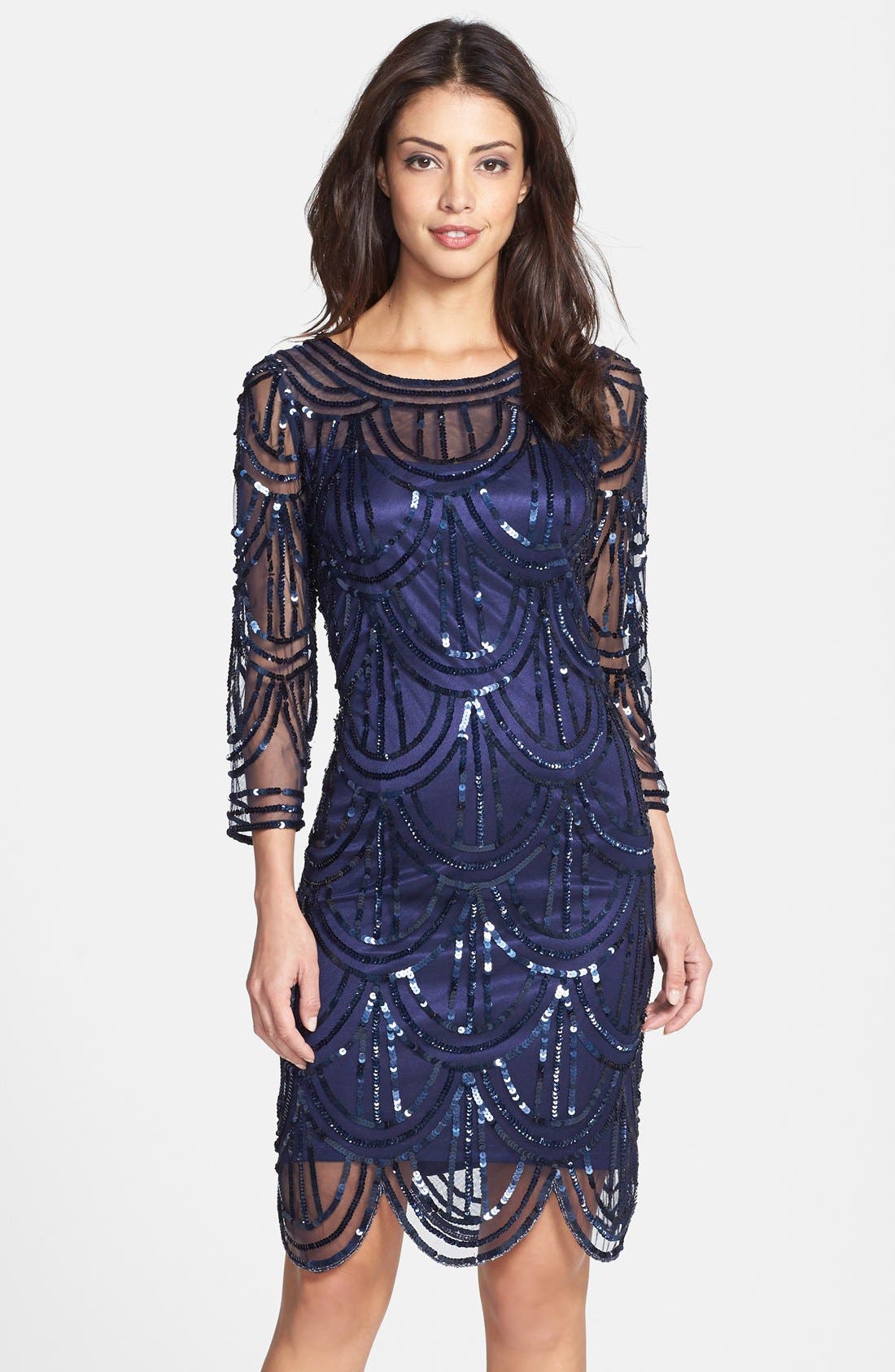 Marina Sequin Sheath Dress | Nordstrom