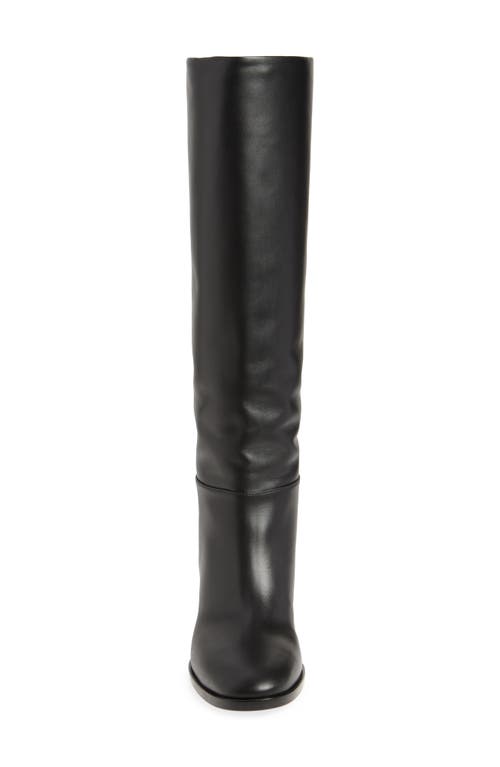 Gianvito Rossi Block Heel Tall Boot In Nero