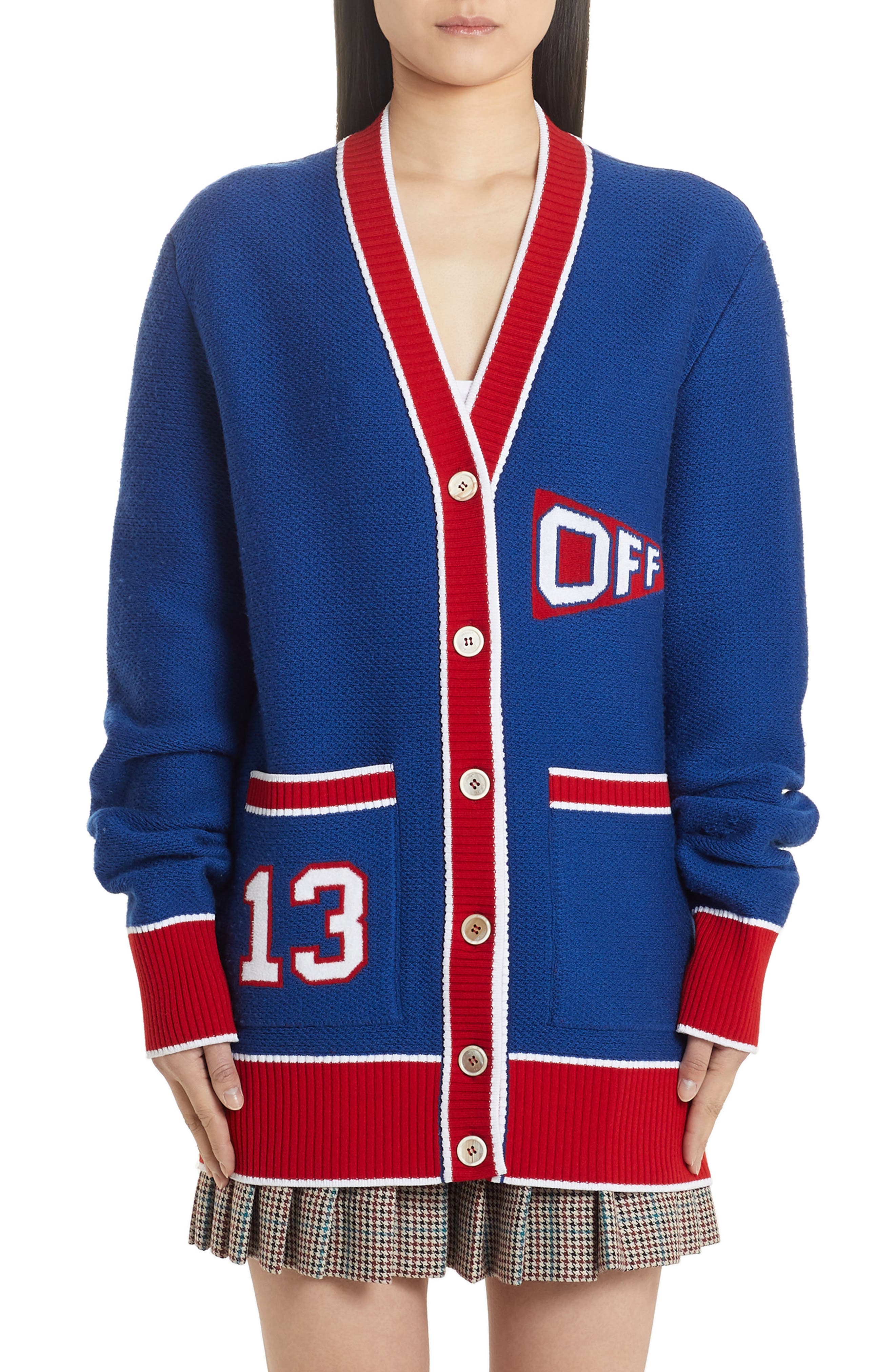 off white cardigan