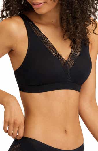 HANRO Sensation soft cup stretch-cotton bra Skin Size 80D NH191 CC 17 for  sale online