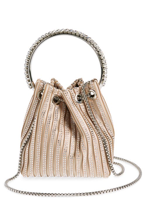 Shop Jimmy Choo Bon Bon Embellished Pouch In Macaroon Mix