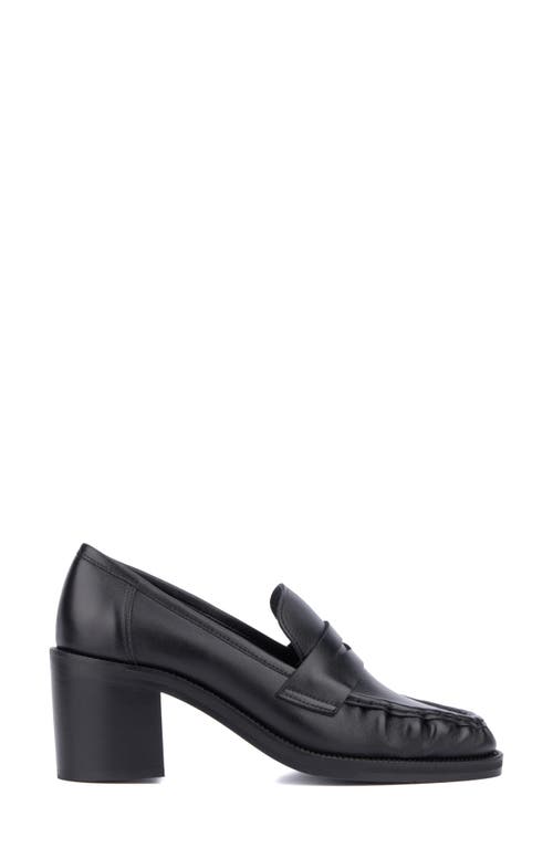 Aquatalia Josette Penny Loafer Pump In Black