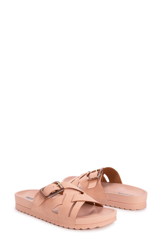 Shop Muk Luks Grand Shayna Slide Sandal In Pink