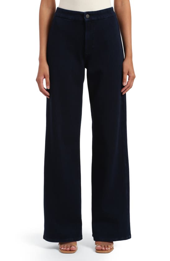 Shop Mavi Jeans Sherry High Waist Wide Leg Pants In Dark Move