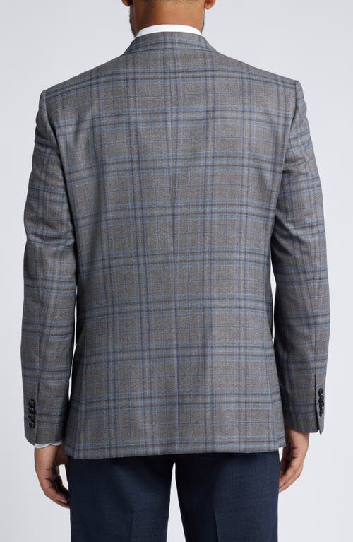 Shop Ted Baker London Jay Deco Plaid Slim Fit Wool Sport Coat In Grey