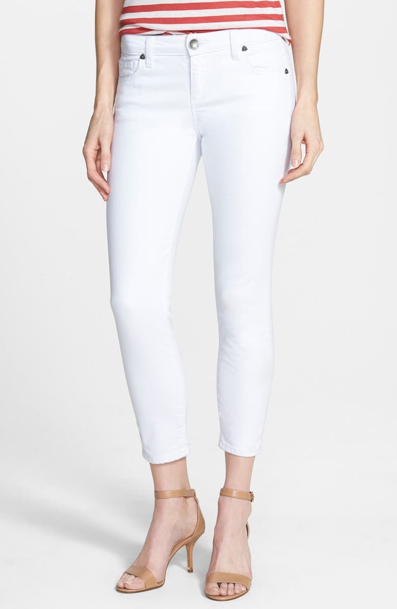 KUT from the Kloth Crop Skinny Jeans (White) | Nordstrom