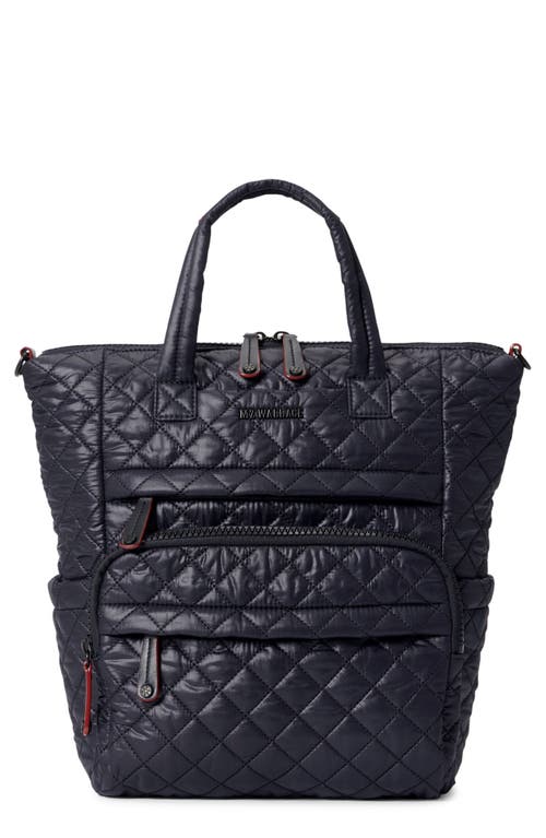 Shop Mz Wallace Small Metro Quilted Nylon Utility Backpack In Black