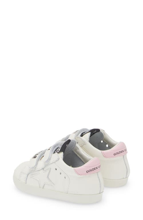 Golden Goose Baby School Set Sneakers In White/baby Pink