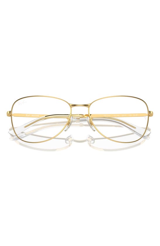 Ray Ban Rb3733 Transitions 56mm Polarized Pilot Sunglasses In Gold Flash
