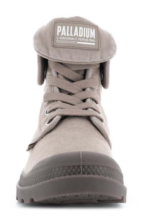 Palladium Baggy Bootie In Titanium/high Rise