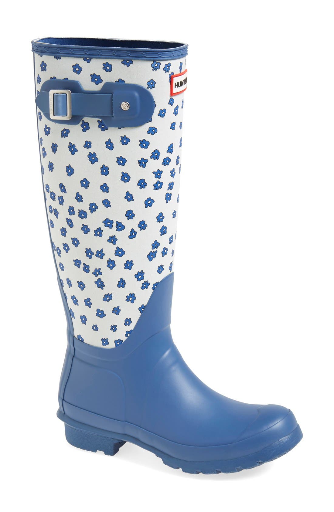 hunter floral boots
