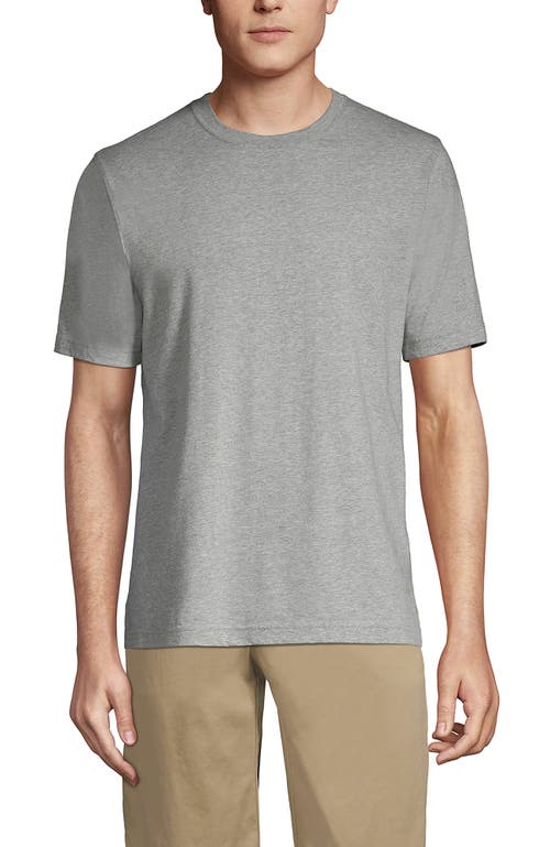 Lands' End Super-t Short Sleeve T-shirt In Gray Heather