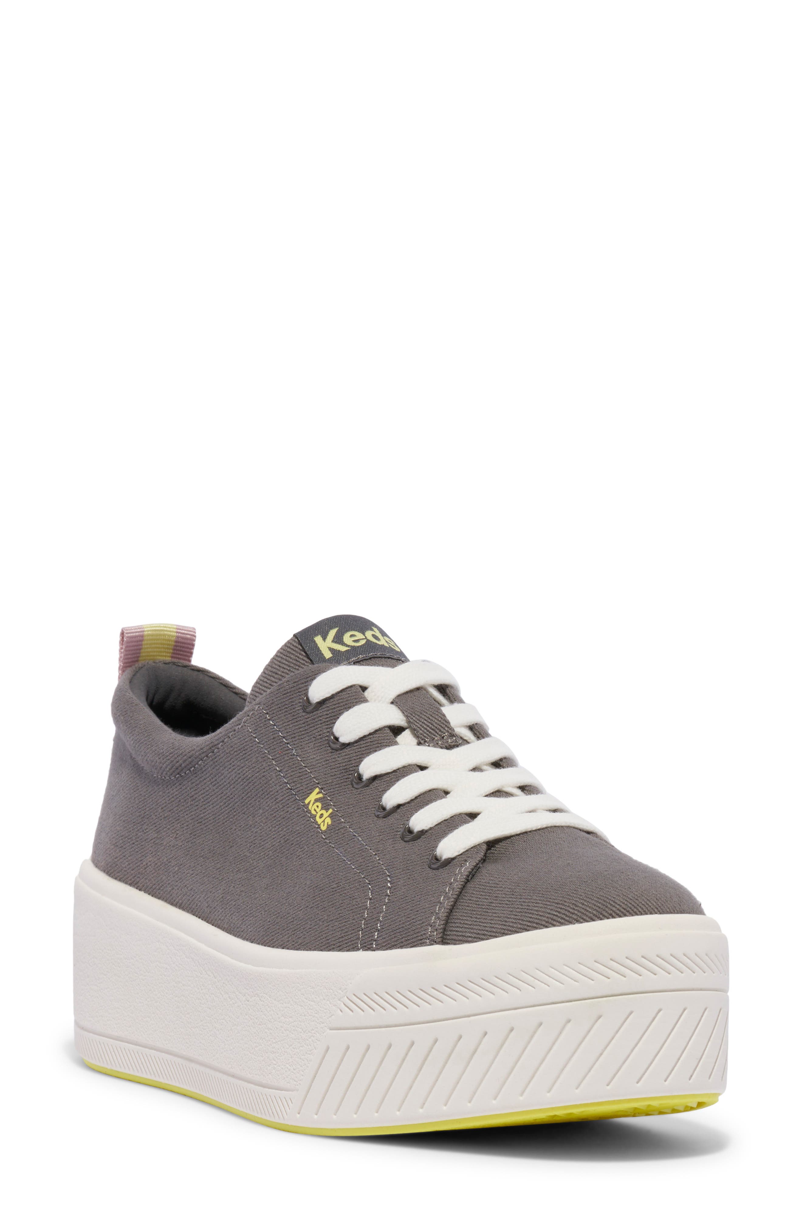 Keds® Skyler Platform Sneaker in Dark Grey 