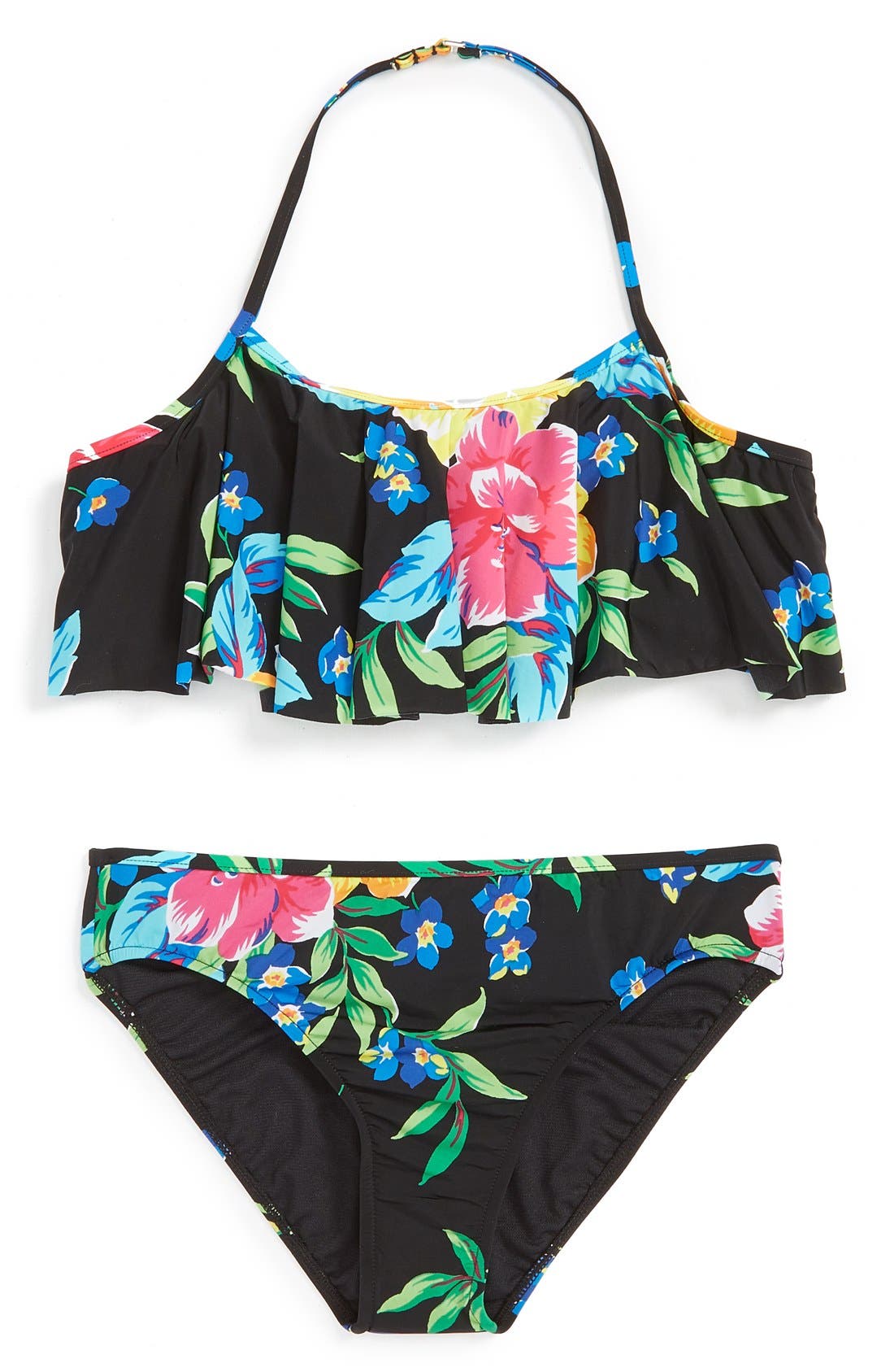 Ralph Lauren Floral Print TwoPiece Swimsuit (Toddler Girls, Little Girls & Big Girls) Nordstrom