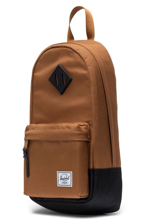 Shop Herschel Supply Co . Heritage Shoulder Bag In Rubber/black