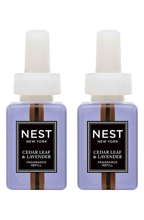 NEST New York x Pure Home Fragrance Diffuser Refill Duo in Cedar Leaf at Nordstrom