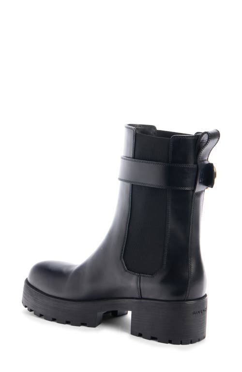 Shop Givenchy Voyou Chelsea Boot In Black