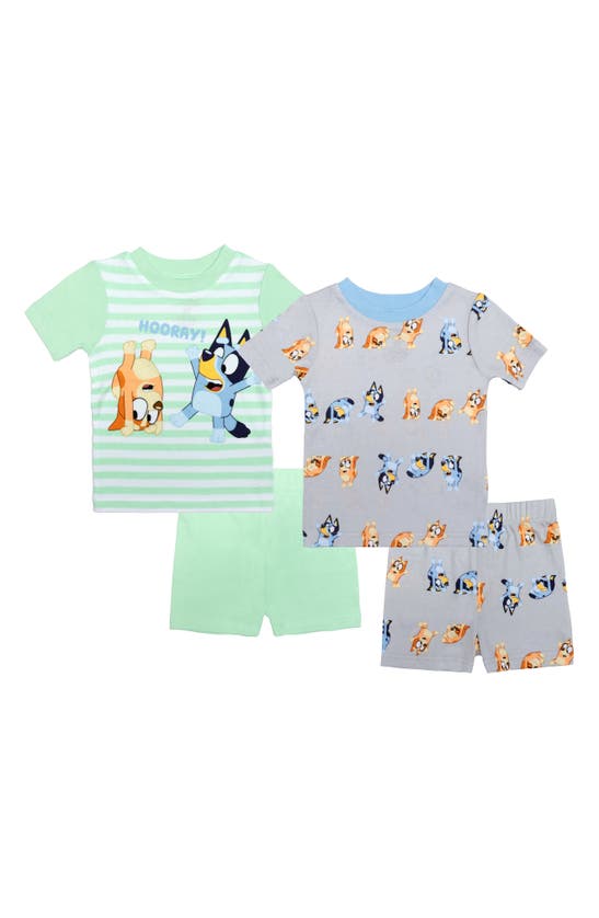 Ame Kid's Bluey 4-piece Pajama Set In Assorted