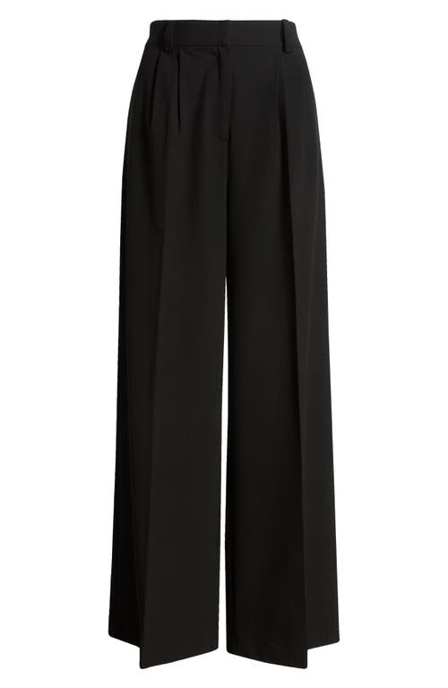 Shop Open Edit Wide Leg Pants In Black