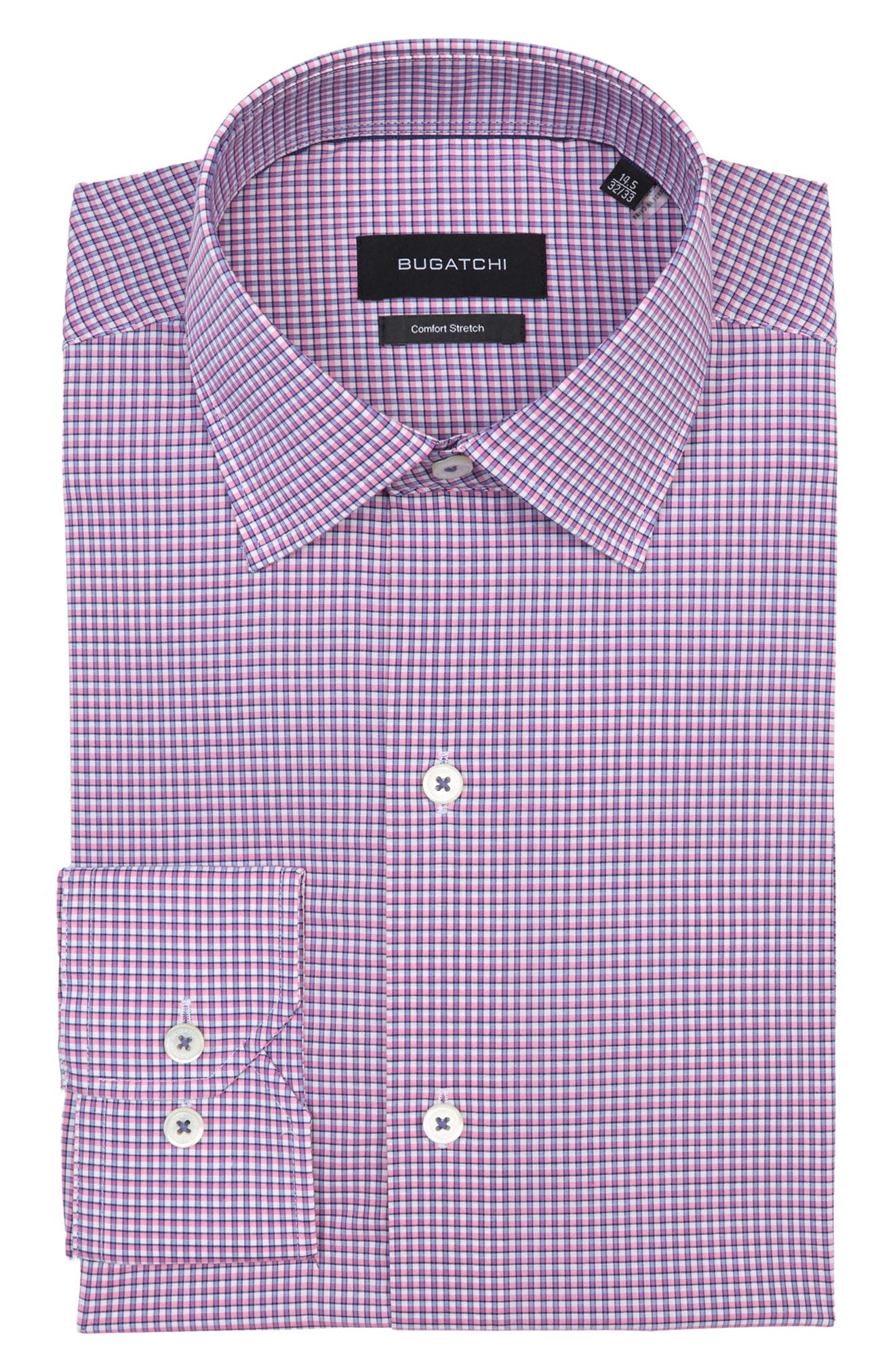 Bugatchi Comfort Stretch Dress Shirt 