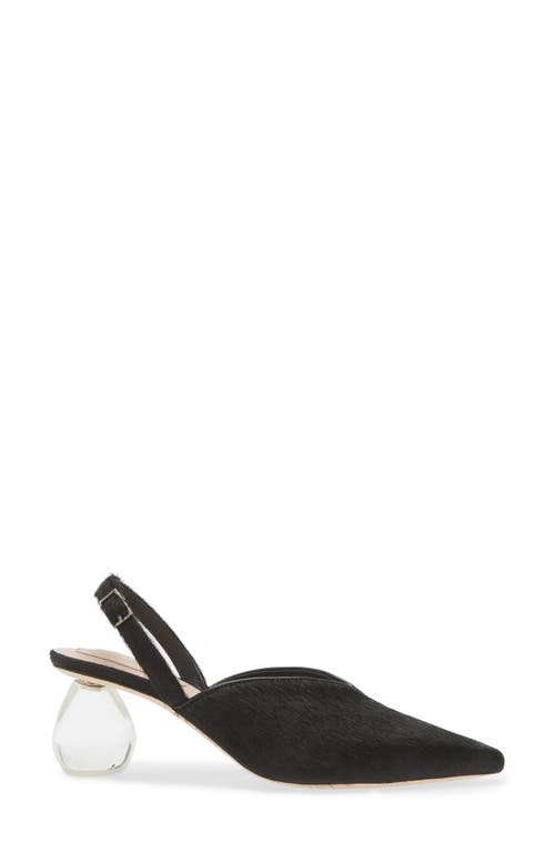 Shop Simone Rocha Pointed Toe Slingback Pump In Black