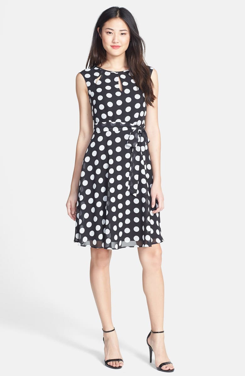 wallis Spotted Fit & Flare Dress | Nordstrom