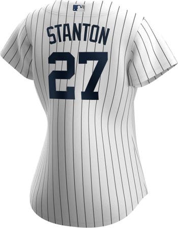 Giancarlo Stanton New York Yankees Big & Tall Replica Player Jersey - White