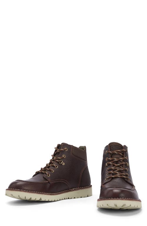 Barbour Fred Moc Toe Boot In Brown
