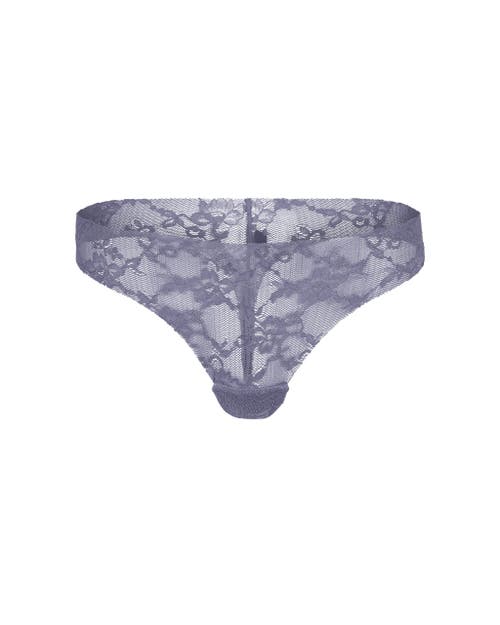 Shop Adore Me Remi Thong Panties In Dark Grey