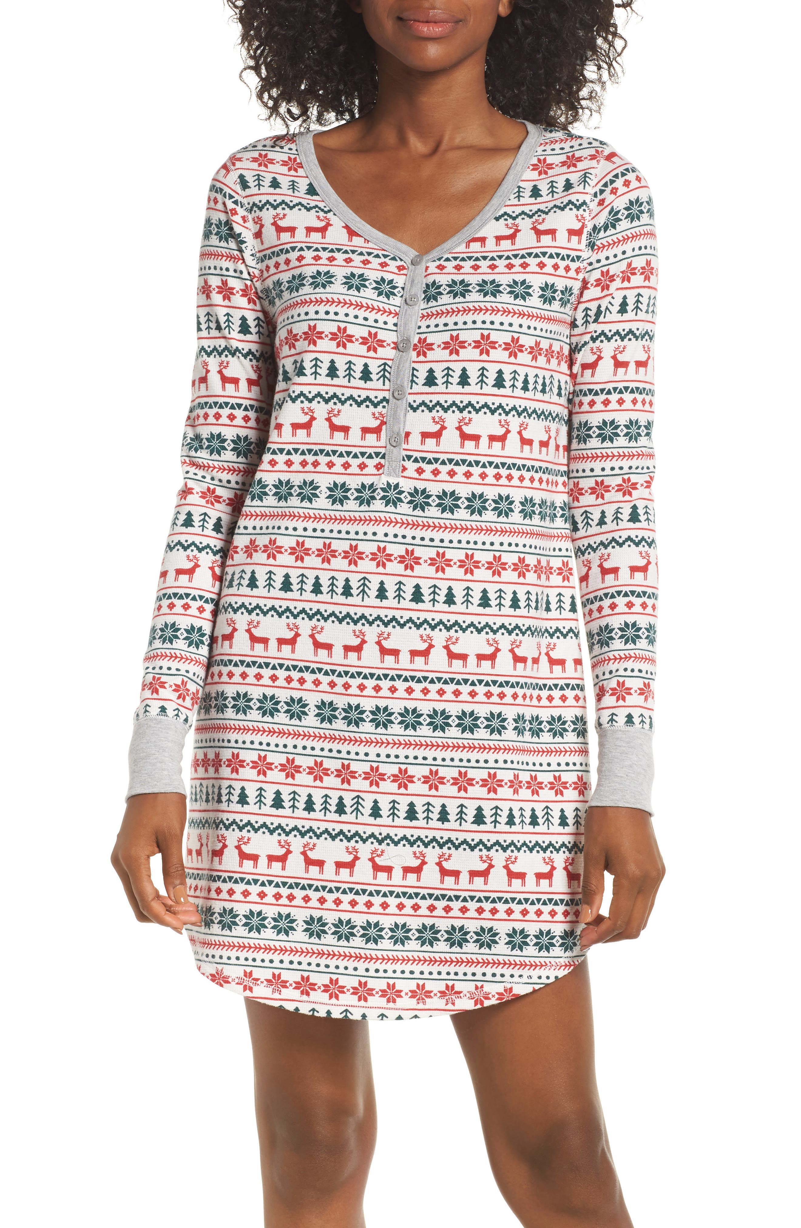 Nordstrom Lingerie Sleepyhead Thermal Nightshirt Nordstrom
