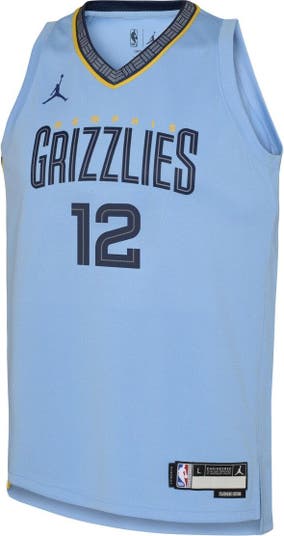 Unisex Memphis Grizzlies Ja Morant Jordan Brand Light Blue Swingman Jersey  - Statement Edition