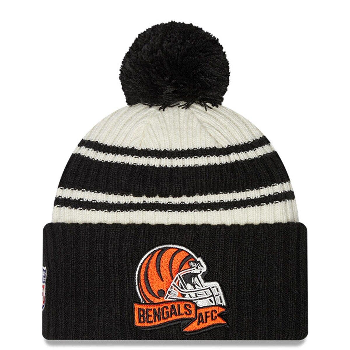 Youth New Era Cream/Black Cincinnati Bengals 2022 Sideline Sport