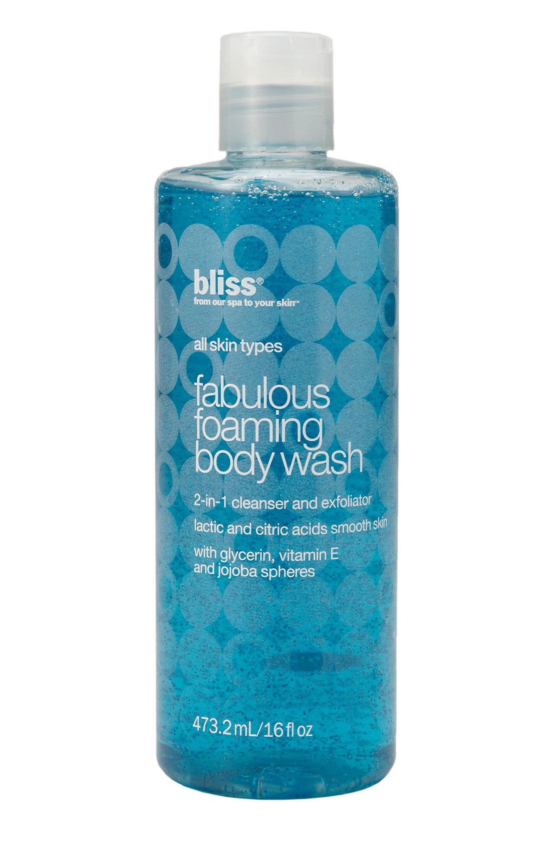 bliss® 'Fabulous' Foaming Body Wash Nordstrom