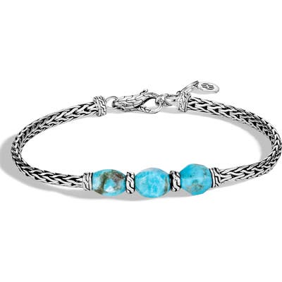 John Hardy Classic Chain Slim Triple-Stone Bracelet (Nordstrom Exclusive)